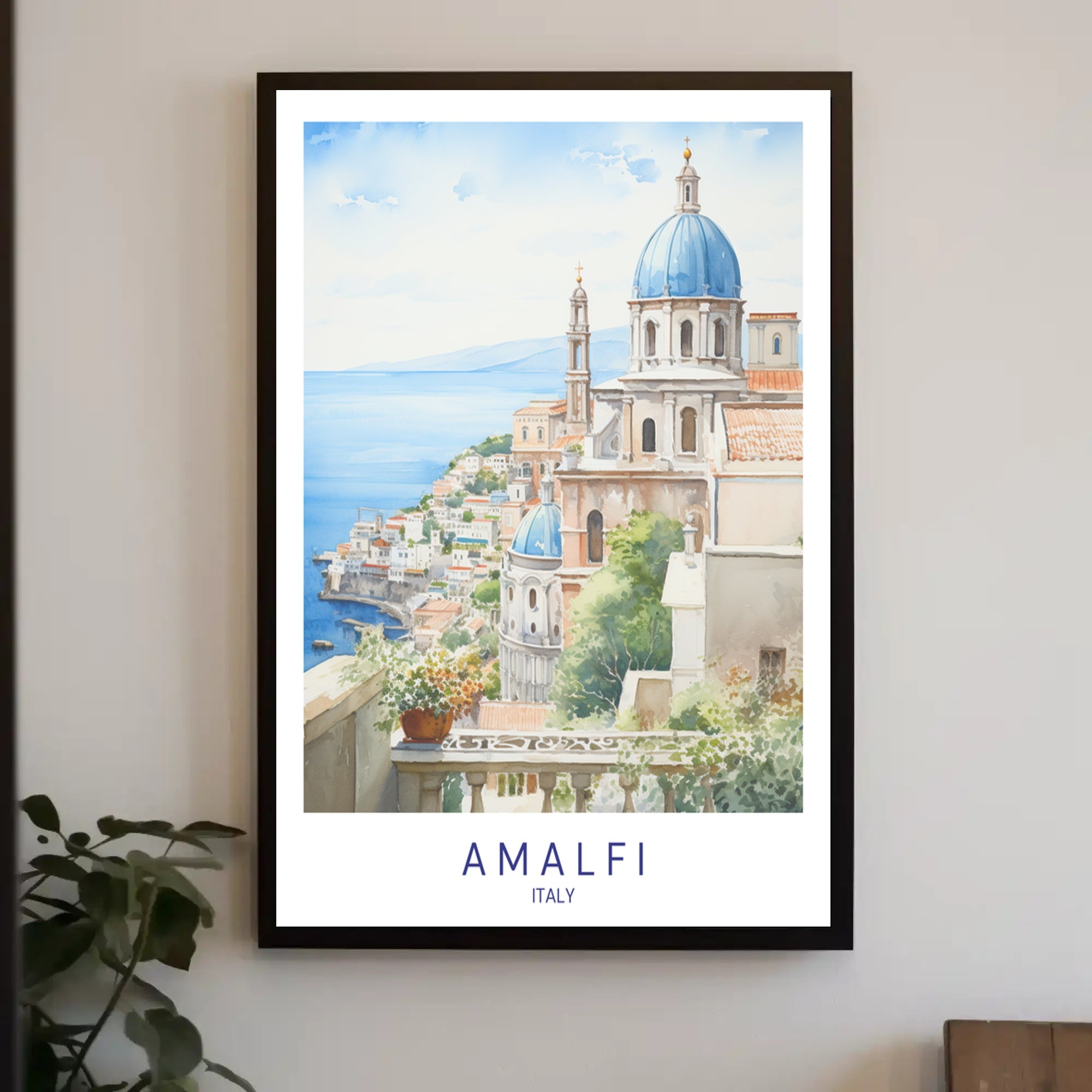 Amalfi Coastline Poster PosterGoat