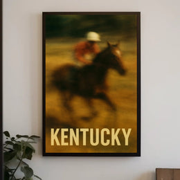 Kentucky Horse Racing Poster