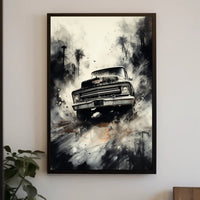 Vintage Power On The Move Vintage Poster