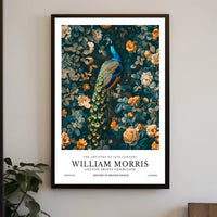 William Morris Exhibition Peacock Heritage Cultural or Heritage Poster