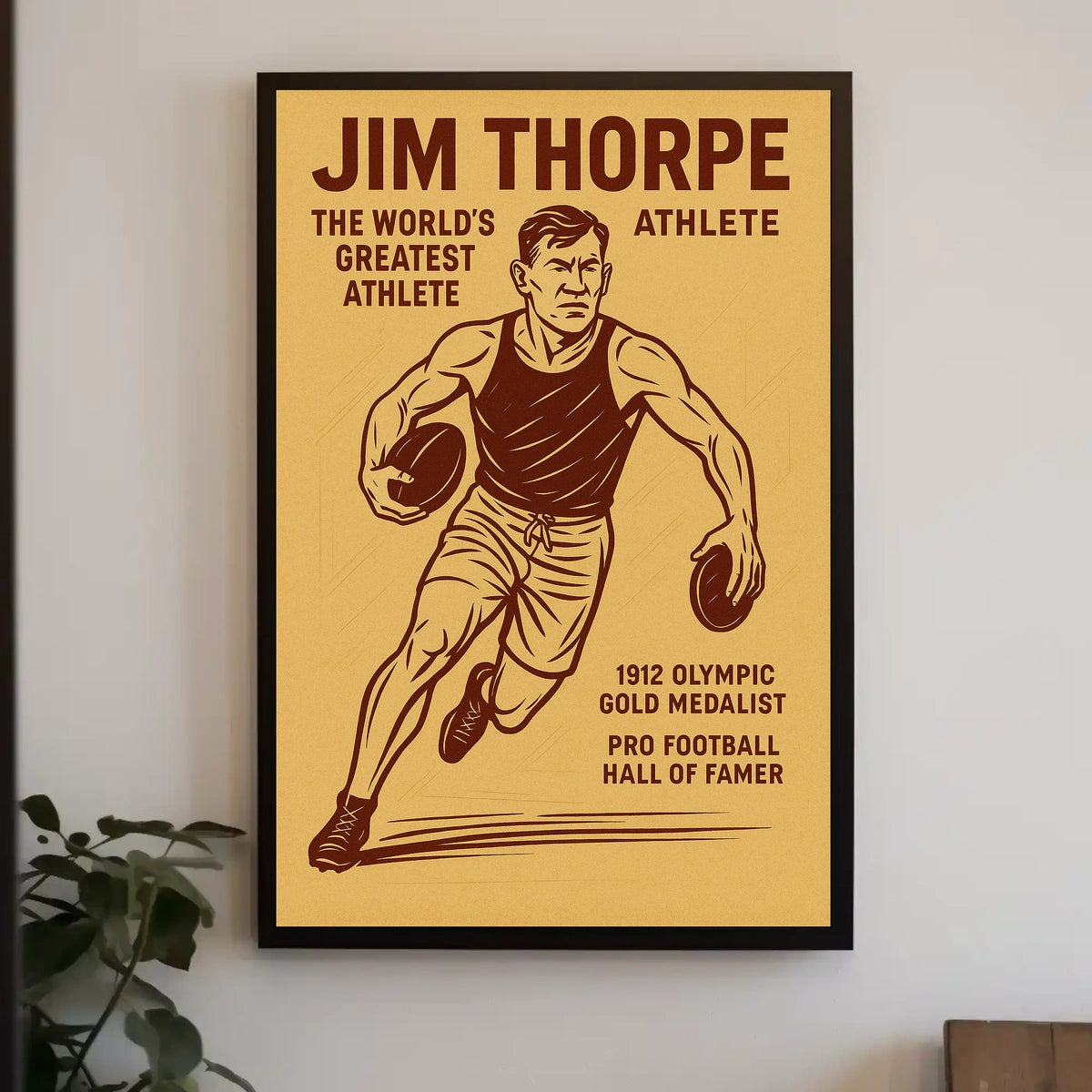 Celebrating Jim Thorpe Worlds Greatest Athlete Jim Thorpe Poster