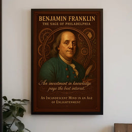 Benjamin Franklin The Sage Of Poster