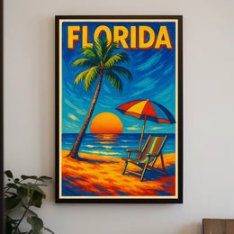 Florida Sunset Poster