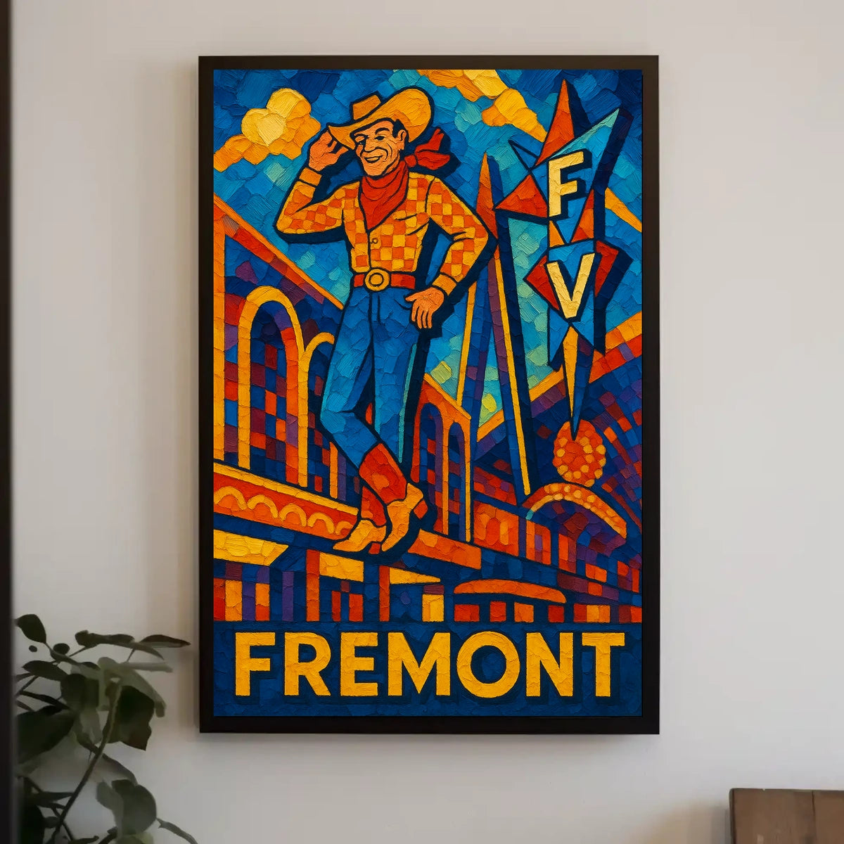 Fremont Cowboy Poster