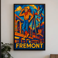 Fremont Cowboy Poster