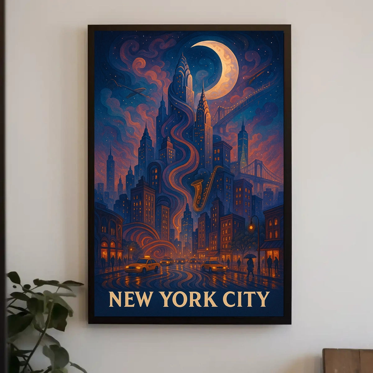 New York City A Dreamy Metropolis Poster