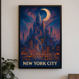New York City A Dreamy Metropolis Poster