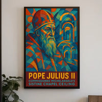 Abstract Victorian Era Architecture Art Poster