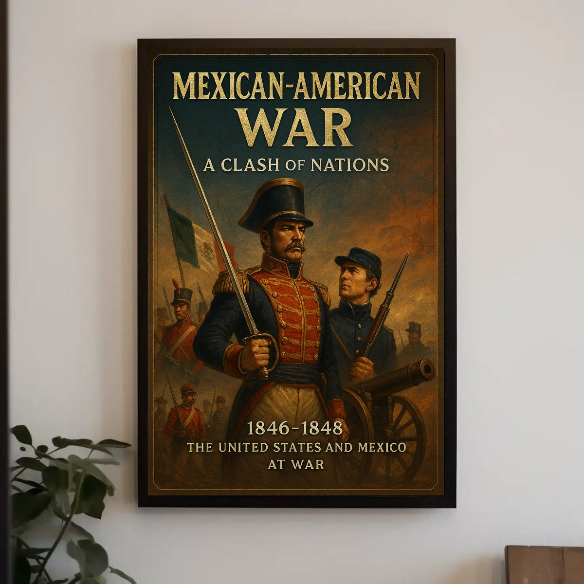 Mexican-American War A Clash Of Poster