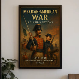 Mexican-American War A Clash Of Poster