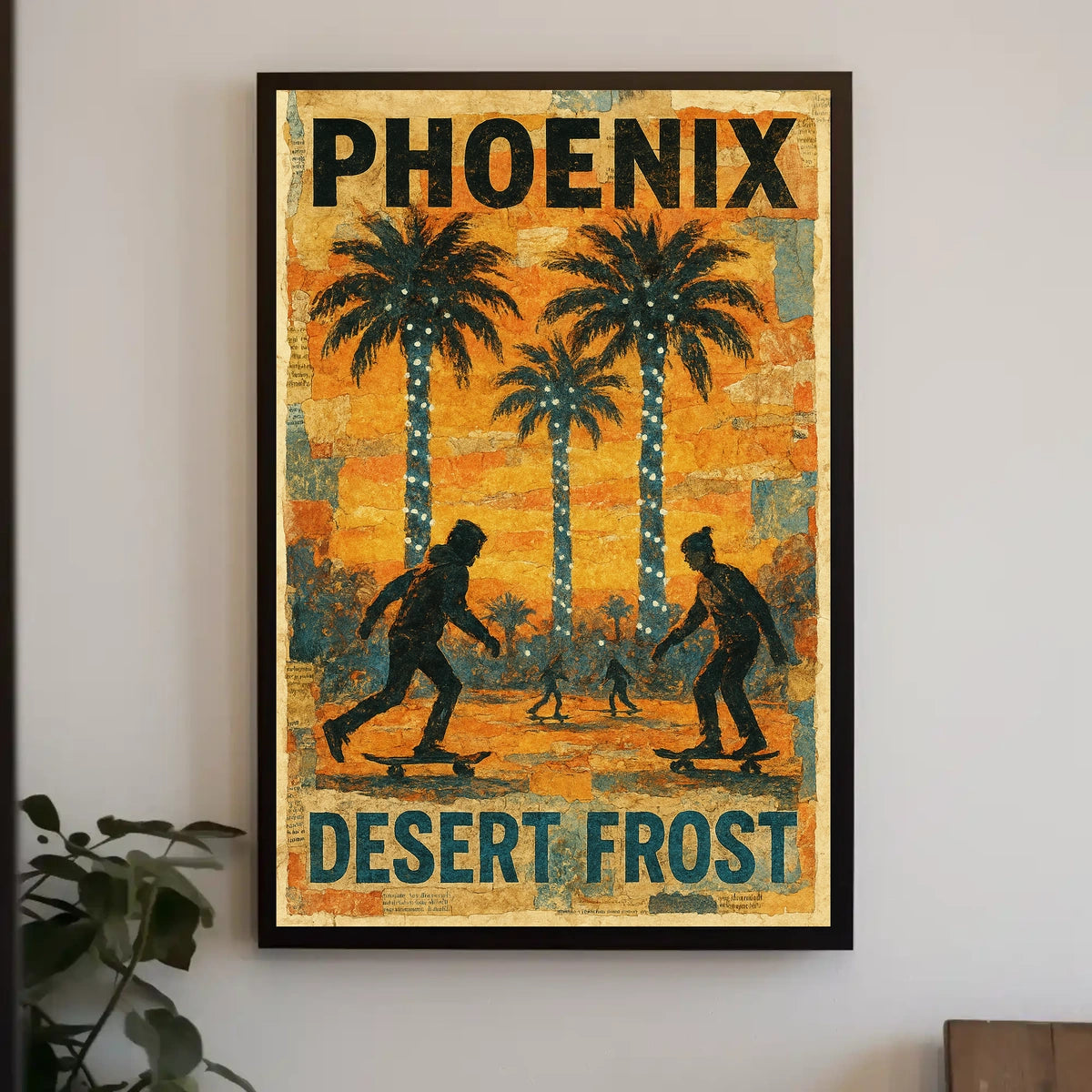 Phoenix Desert Frost Poster
