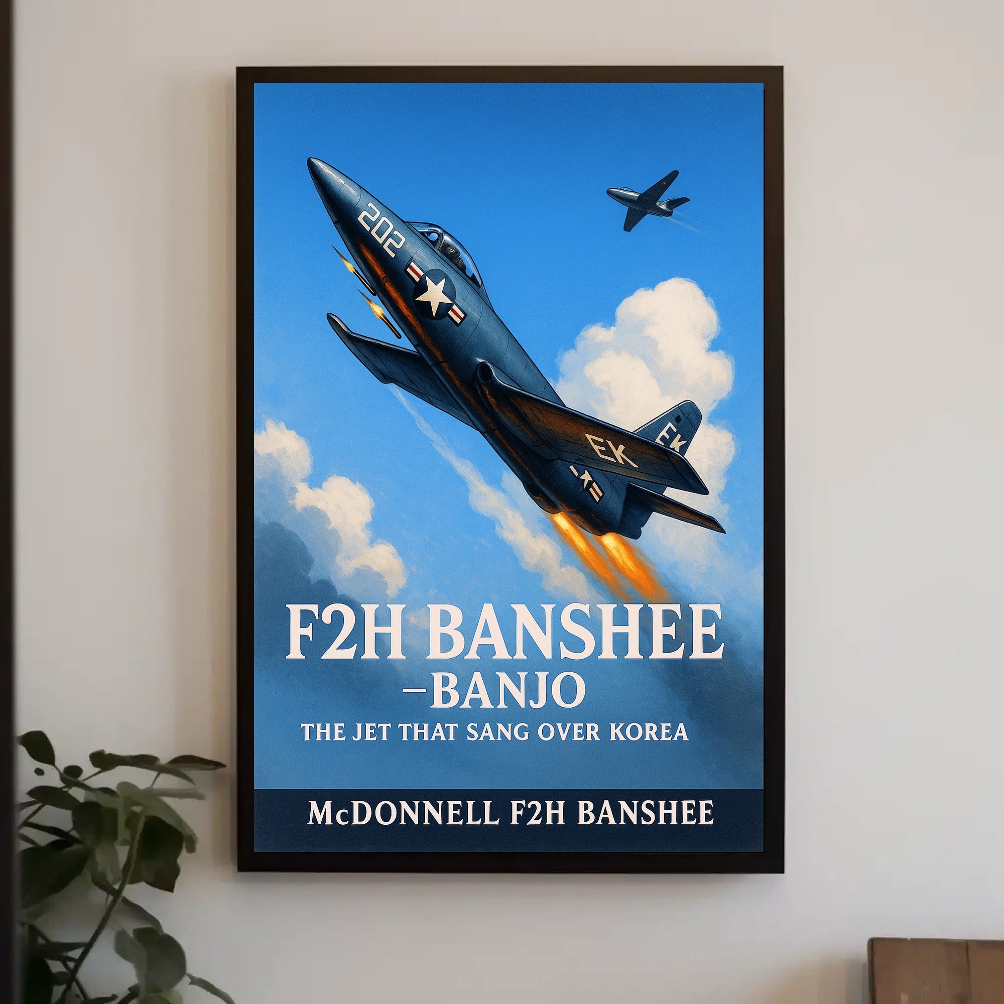 F2H Banshee The Jet That Sang Over Korea Poster PosterGoat