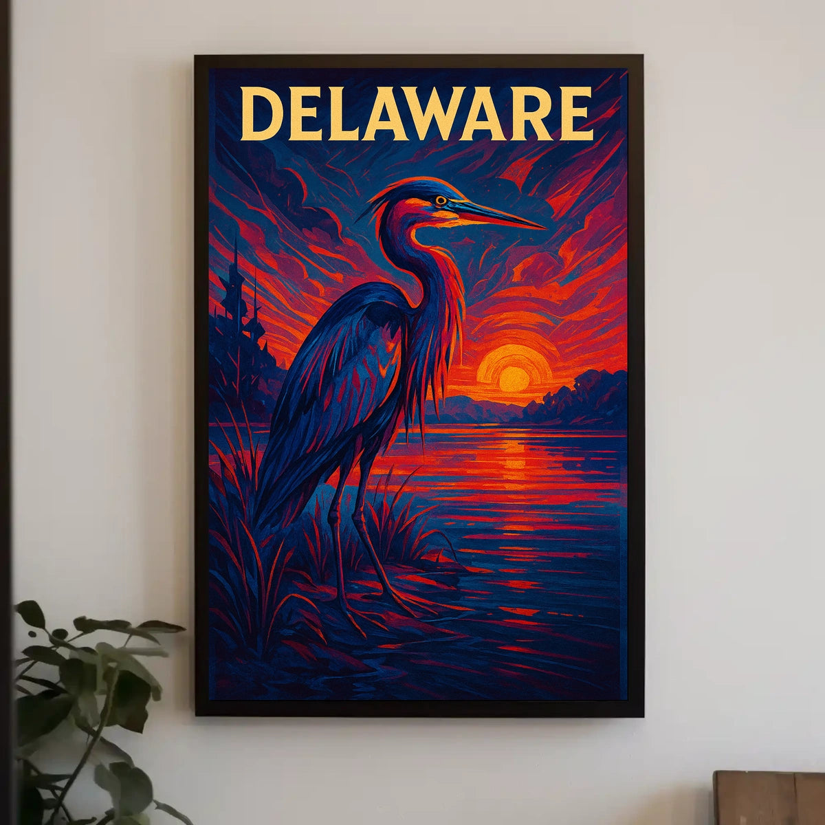 Delaware Sunset Poster
