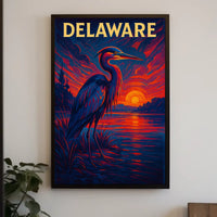 Delaware Sunset Poster
