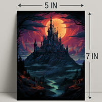 Enchanted Castle At Dusk Poster