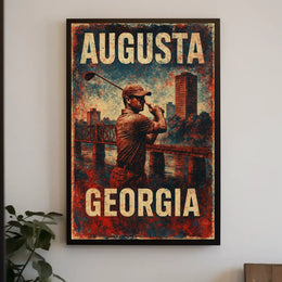 Augusta, Georgia Golf Poster