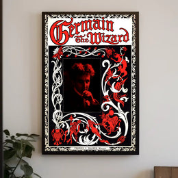 Germain the Wizard Art Nouveau Mystical Poster