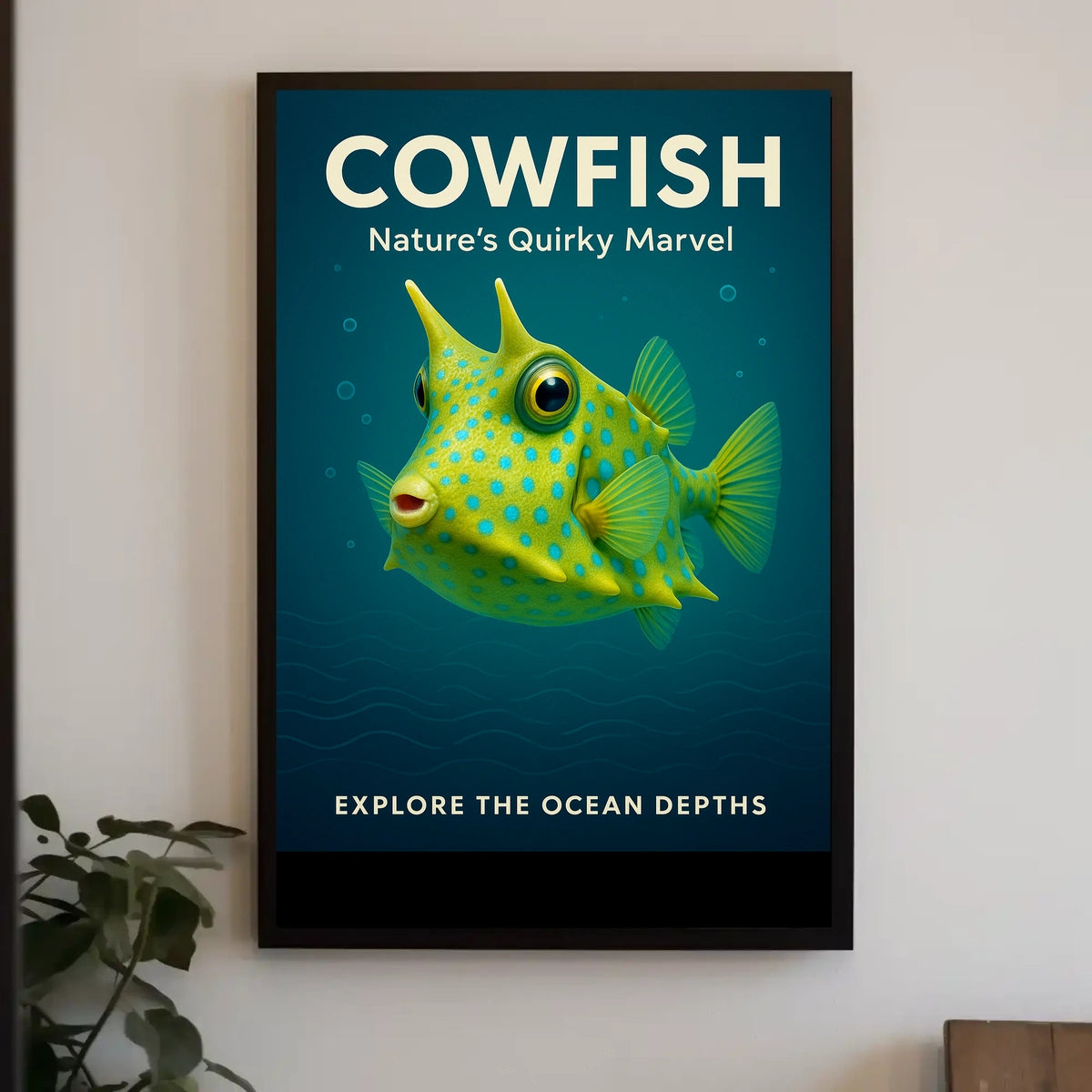 Cowfish NatureS Quirky Marvel Poster