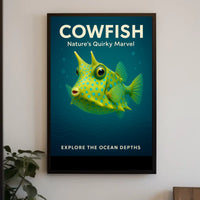 Cowfish NatureS Quirky Marvel Poster