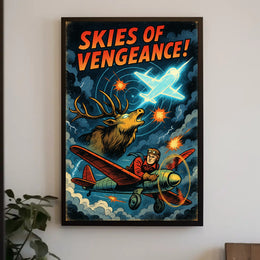 Skies of Vengeance Poster PosterGoat