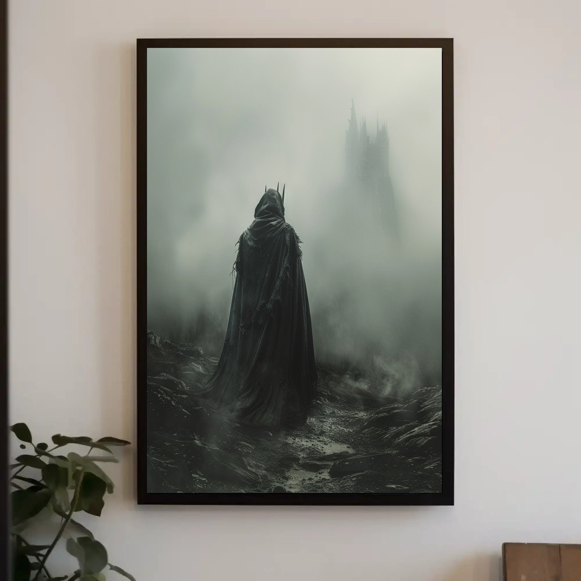 Mysterious Gothic Tower Dark Fantasy Poster PosterGoat
