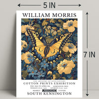 William Morris Butterfly and Floral Heritage Artistic Poster