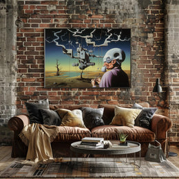 Futuristic Invention Abstract Surreal Art Sci-Fi Poster