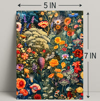 Vibrant Floral Symphony William Morris Art Poster