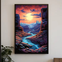 Desert Sunset Serenity Poster PosterGoat