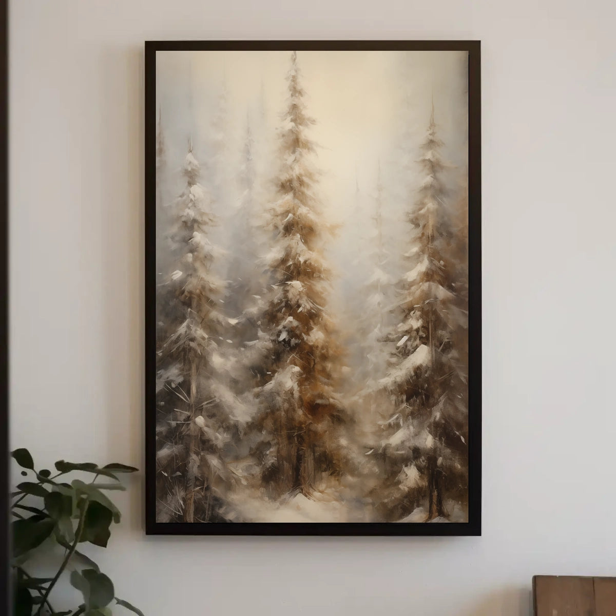 Winter Forest Serenity Poster
