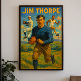 Jim Thorpe Athletic Legend Poster