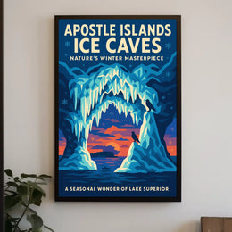 Apostle Islands Ice Caves Poster