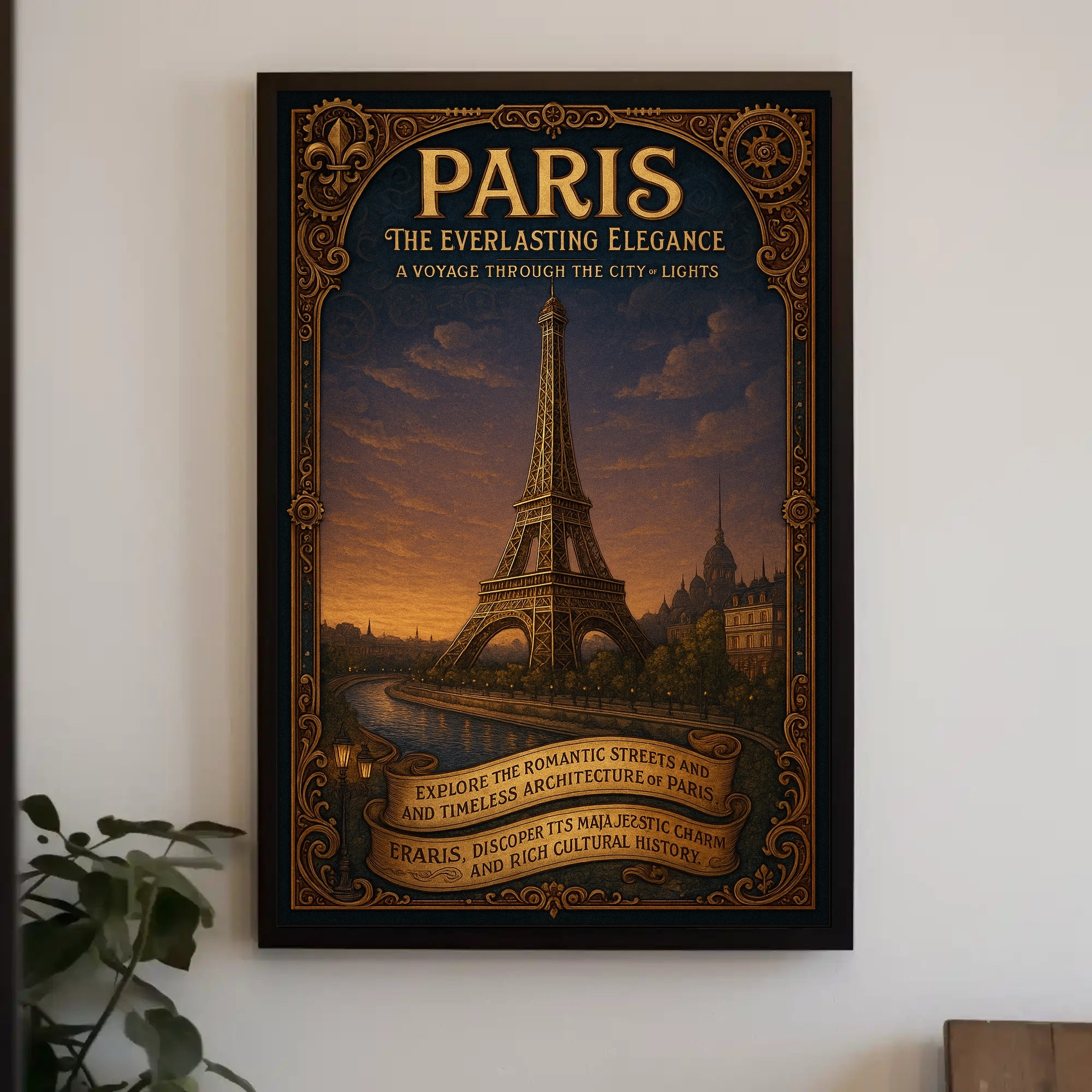 Paris The Everlasting Elegance Poster