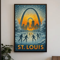 St. Louis Winter Wonderland Poster