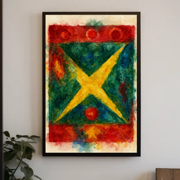 Abstract Watercolor Composition Poster