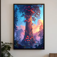 Enchanted Forest Tower Poster