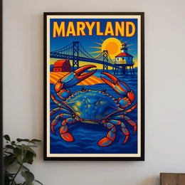 MarylandS Coastal Charm Poster