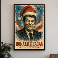 Ronald Reagan 40th President of the United States Christmas SeriesPoster