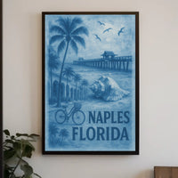 Naples Florida Coastal Serenity Poster For Home Decor