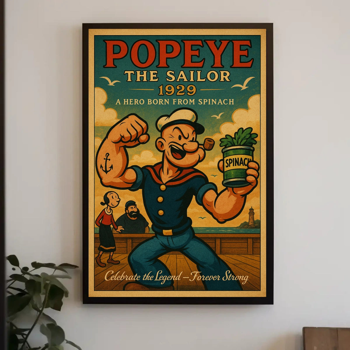 Popeye 1929 Art Poster POP-131