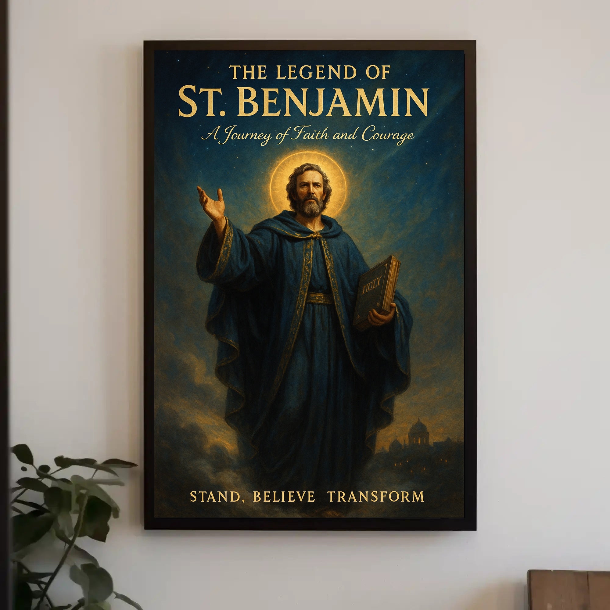 The Legend of St. Benjamin Poster PosterGoat