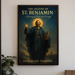 The Legend of St. Benjamin Poster PosterGoat