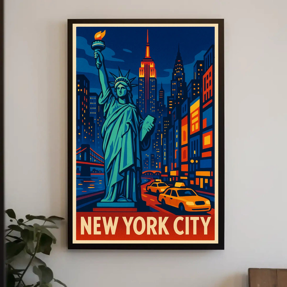 Eclectic Abstract Art Poster For Modern Interiors Bold