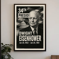 Eisenhower Presidential Portrait: Historical or Presidential Poster