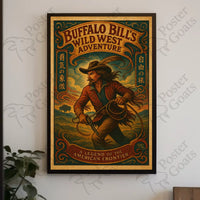 Buffalo Bill's Wild West Adventure Cultural Heritage Poster