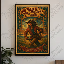 Buffalo Bill's Wild West Adventure Cultural Heritage Poster