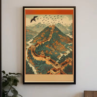 Majestic Great Wall: Enchanting Journey Through Time Poster