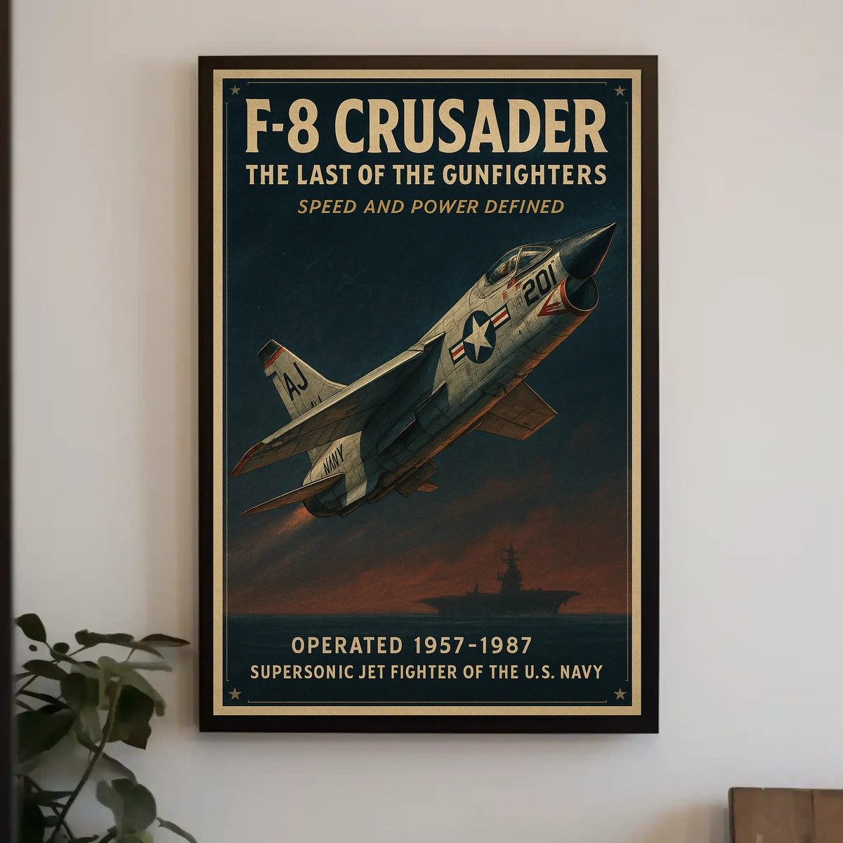 F-8 Crusader The Last of the Gunfighters Poster