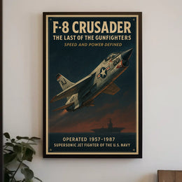 F-8 Crusader The Last of the Gunfighters Poster