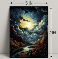 Celestial Landscape Poster